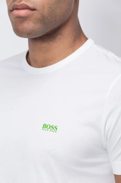 tricou Tee | Regular Fit BOSS GREEN 	alb	