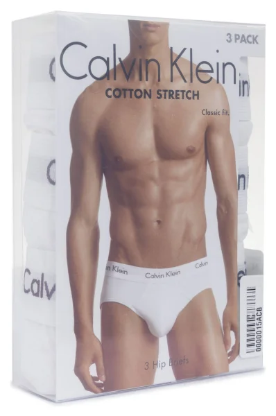 Slipy 3-pack Calvin Klein Underwear 	alb	