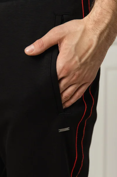 Pantaloni de trening Davel | Regular Fit HUGO 	negru	