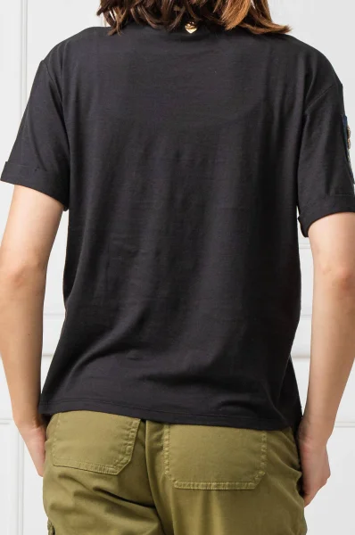tricou | Regular Fit TWINSET 	negru	