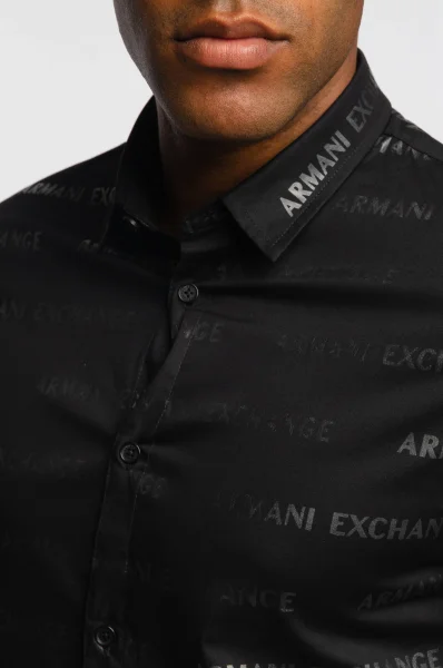 Cămașă | Regular Fit Armani Exchange 	negru	