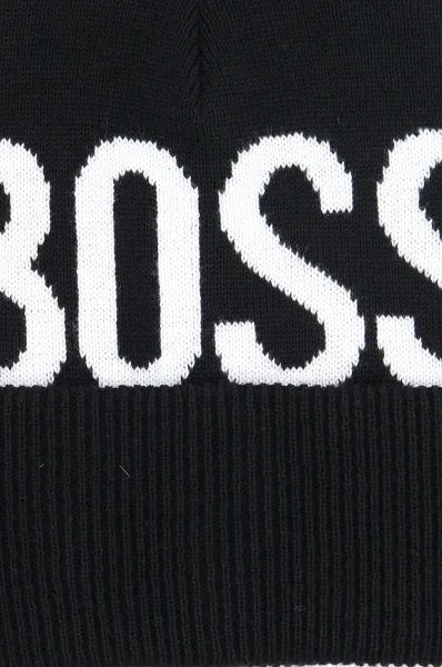 Căciulă cu adaos de lână BOSS Kidswear 	negru	