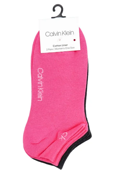 Șosete 2-pack Calvin Klein 	roz	