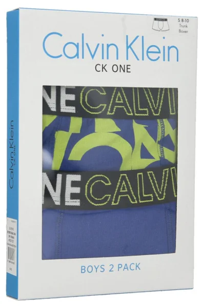 Chiloți boxer 2-pack Calvin Klein Underwear albastrustralucitor