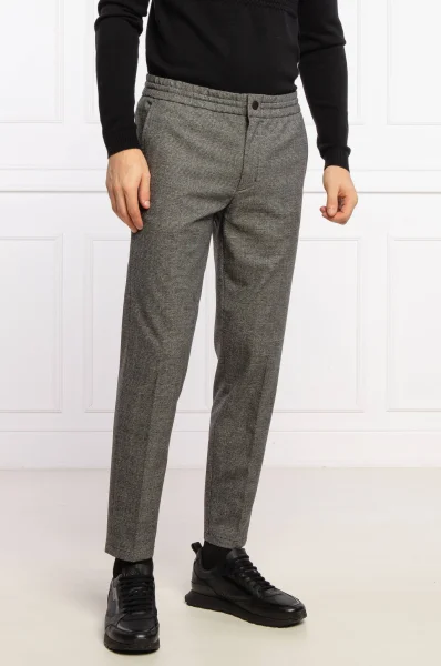 Pantaloni Gyte214 | Straight fit HUGO 	negru	