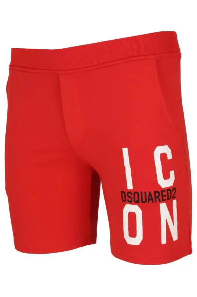 Pantaloni scurți U-ICON | cool fit Dsquared2 	roșu	