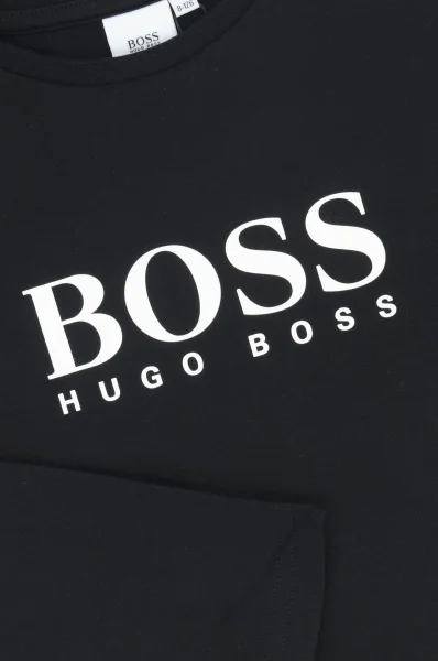 Longsleeve | Regular Fit BOSS Kidswear 	negru	