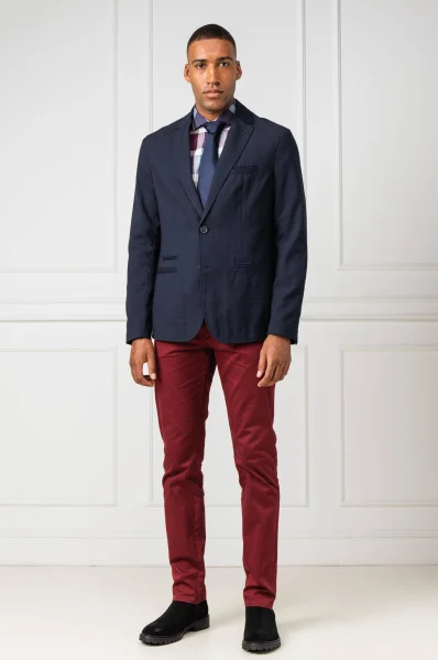 Spodnie Rogan 3-2 | Slim Fit BOSS GREEN 	roșu	