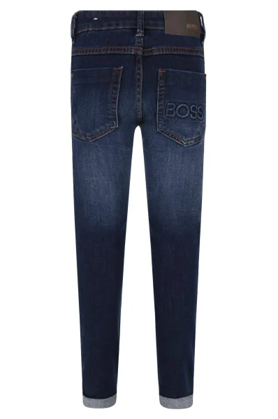 Jeansy | Skinny fit BOSS Kidswear 	albastru	