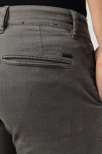 Spodnie chino Schino | Slim Fit BOSS ORANGE 	gri	