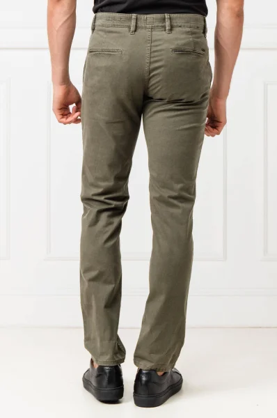 Spodnie chino Schino | Slim Fit BOSS ORANGE 	verde	