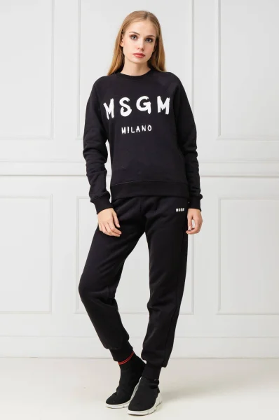 pantaloni dresowe | Relaxed fit MSGM 	negru	