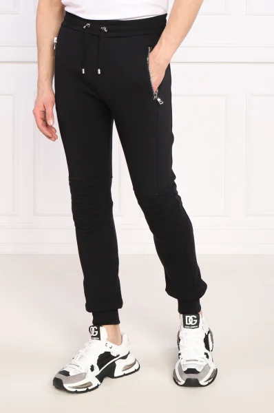 Pantaloni | Regular Fit Balmain 	negru	