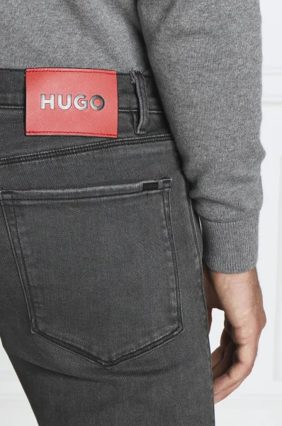 Blugi Hugo 708 | Slim Fit HUGO 	gri grafit	