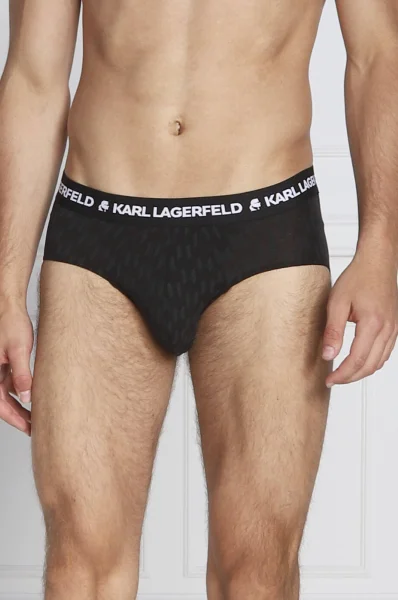Chiloți slipi 3-pack Karl Lagerfeld 	negru	