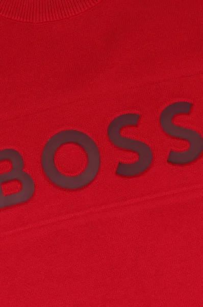 Pulover | Regular Fit BOSS Kidswear 	roșu	