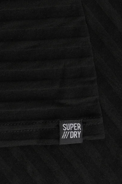 tricou Burnoul Stripe Entry | Slim fit Superdry 	negru	