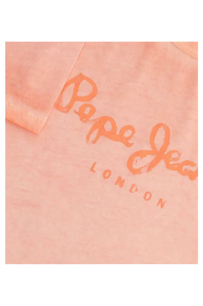 Tricou Fonso | Regular Fit Pepe Jeans London 	portocaliu	