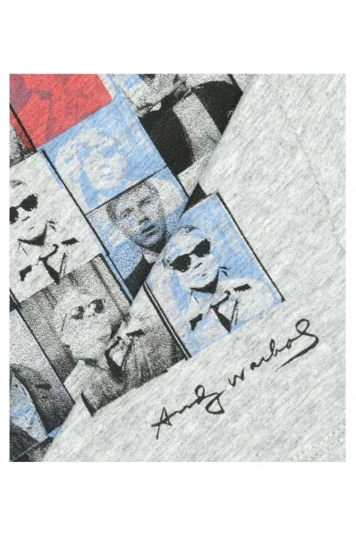 tricou Elvis Andy Warhol | Regular Fit Pepe Jeans London 	gri	