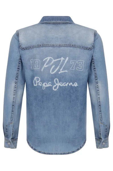 cămașă ZYAN 73 | Regular Fit | denim Pepe Jeans London 	albastru	
