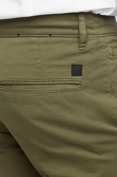Pantaloni chino Schino slim | Slim Fit BOSS ORANGE 	măsliniu	