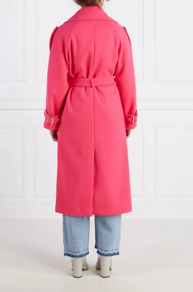 Palton cu adaos de lână Liu Jo 	roz	