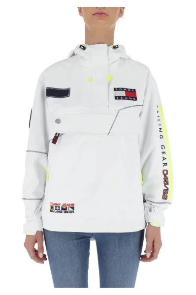 geacă TJW 90s SAILING | Shaped fit Tommy Jeans 	alb	