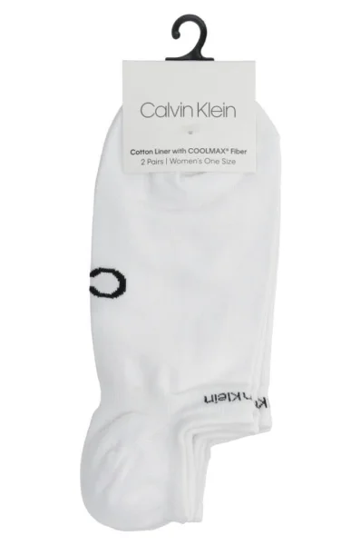 Șosete 2-pack LEANNE Calvin Klein 	alb	