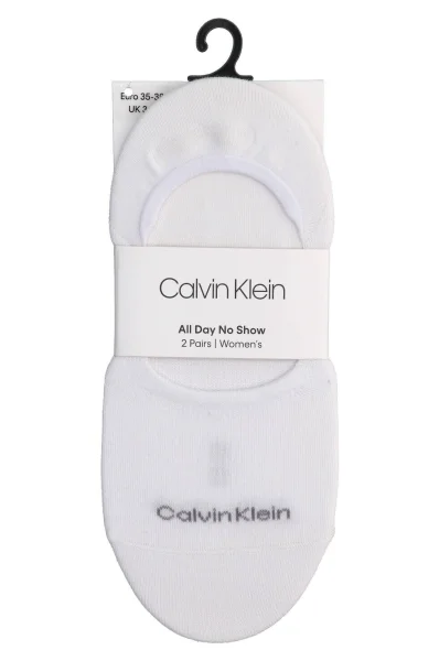 Șosete/tălpici 2-pack Calvin Klein 	alb	
