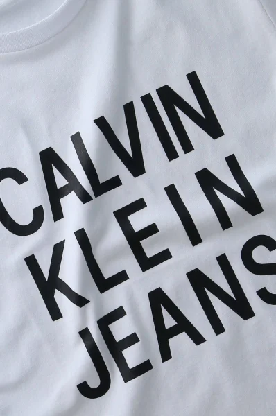 tricou LOGO | Regular Fit CALVIN KLEIN JEANS 	alb	