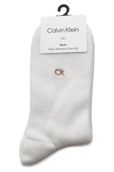 Șosete Calvin Klein 	alb	
