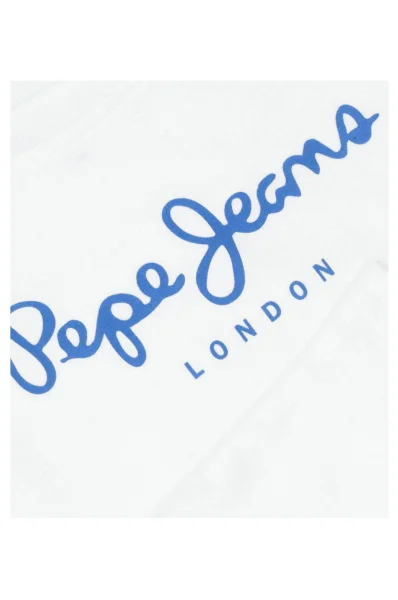 tricou ART | Regular Fit Pepe Jeans London 	alb	