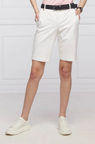 Pantaloni scurți | Slim Fit | high waist LAUREN RALPH LAUREN 	alb	