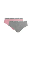 Chiloți slipi 2-pack Calvin Klein Underwear 	gri	
