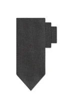 De mătase cravată HUGO 	gri grafit	