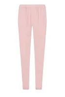 pantaloni | Relaxed fit | z dodatkiem jedwabiu Twinset U&B 	roz pudră	