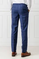Wełniane spodnie Hets182 | Extra slim fit HUGO 	bluemarin	