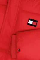 De puf geacă parka | Oversize fit Tommy Hilfiger 	roșu	