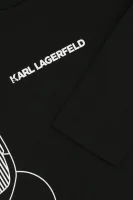 Longsleeve | Regular Fit Karl Lagerfeld Kids 	negru	