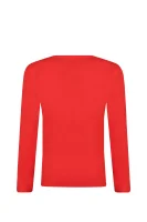 Longsleeve | Slim Fit BOSS Kidswear 	roșu	