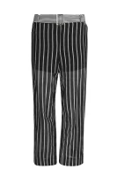 pantaloni | Regular Fit | z dodatkiem jedwabiu TWINSET 	negru	