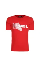 Tricou TDIEGO | Regular Fit Diesel 	roșu	