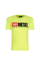 Tricou | Regular Fit Diesel 	verde lime	
