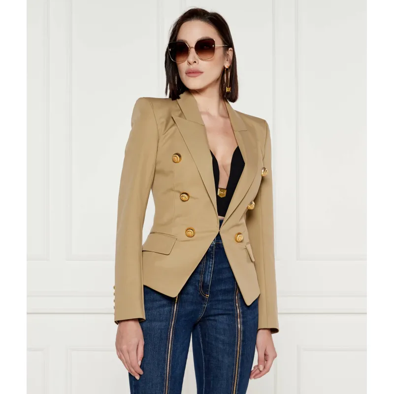 Balmain Sacou | Slim Fit cu adaos de mătase