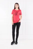 tricou Temotive | Regular Fit BOSS ORANGE 	roșu	