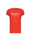 tricou ART | Regular Fit Pepe Jeans London 	roșu	