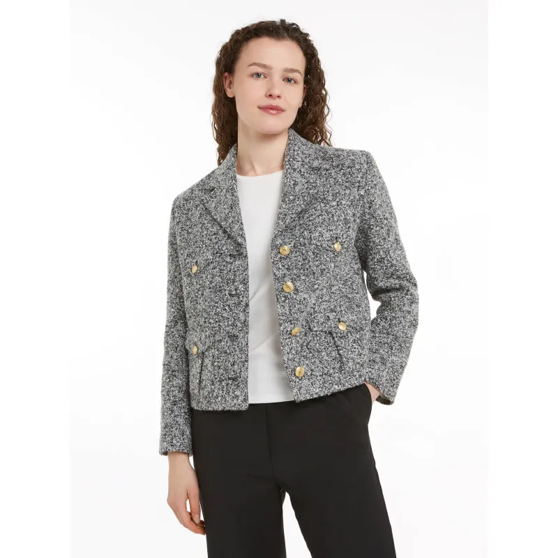 Tommy Hilfiger Jachetă | Loose fit cu adaos de lână