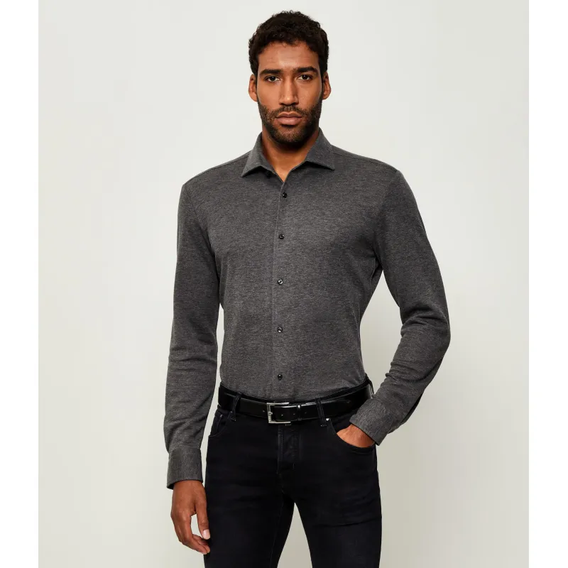 BOSS BLACK Cămașă H-RUDY-1PIECE_DB | BECKHAM X BOSS | Slim Fit