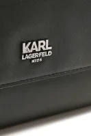 Geantă poștaș Karl Lagerfeld Kids 	negru	