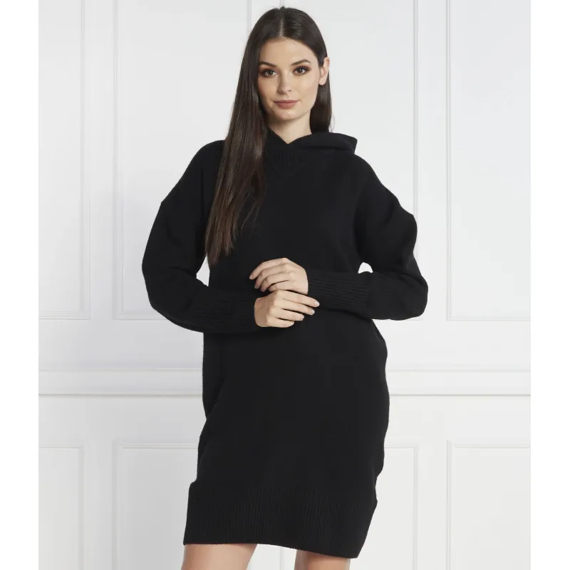 BOSS BLACK De lână rochie Faila